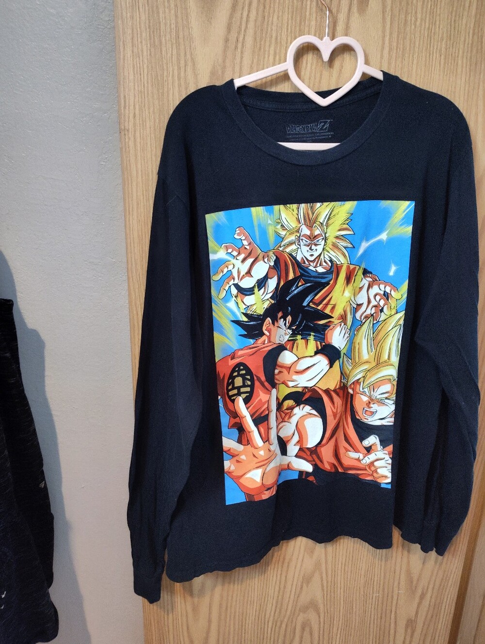 Black Dragon Ball Z Graphic Long Sleeve Tee